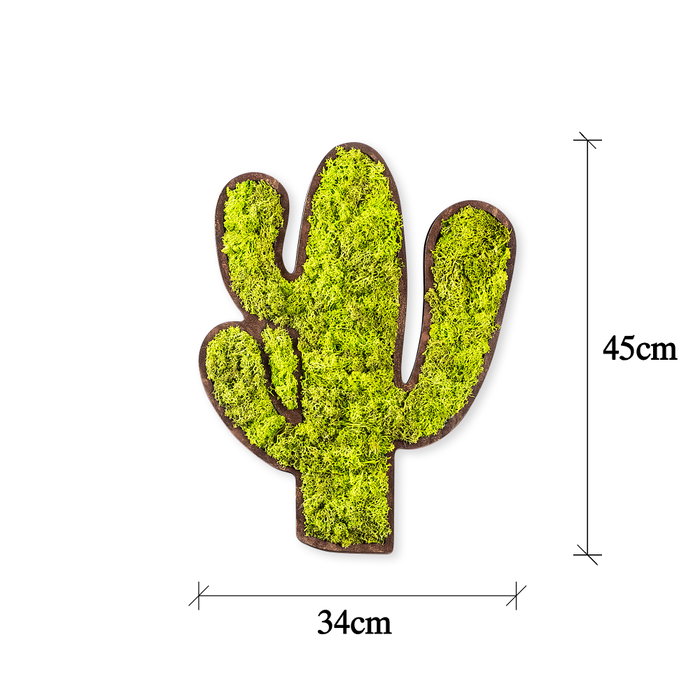 Wallity Cactus Accesorio decorativo de pared Verde y Blanco